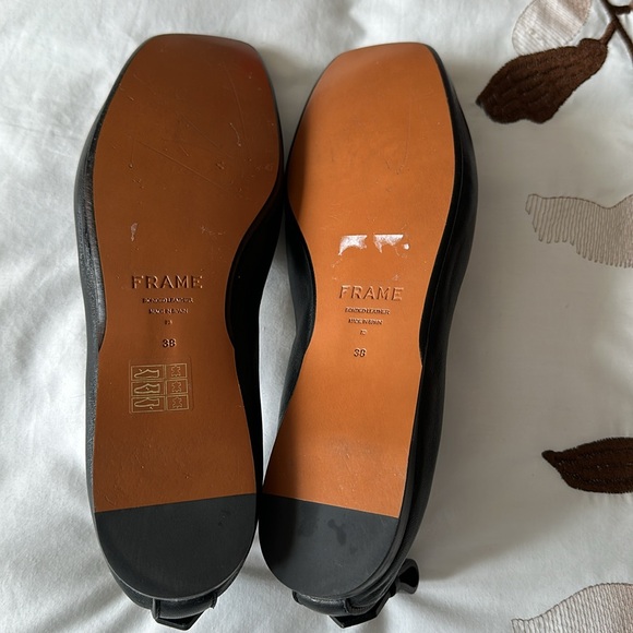 FRAME black ballet flats - Picture 2 of 7